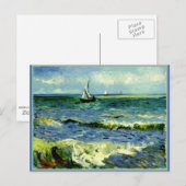 Van Gogh Gemälde, Seascape, Postkarte (Vorne/Hinten)