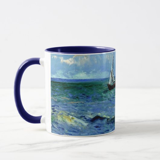 Van Gogh Gemälde, Seascape, Tasse (Links)