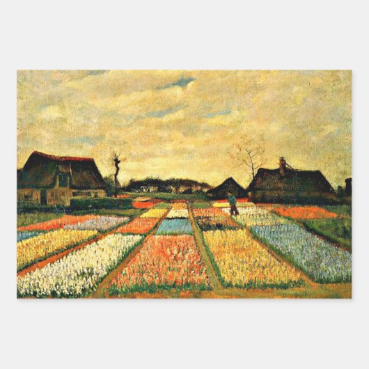 Van Gogh-Gemälde, Set von drei Geschenkpapier Set (Vorderseite 2)