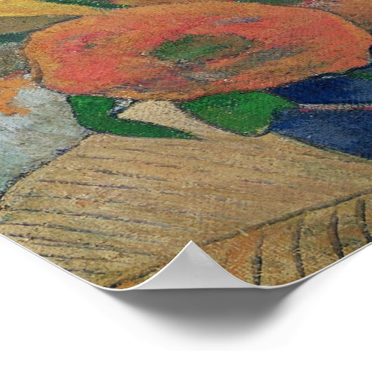 Van Gogh Gemälde Sonnenblumen, 1888 Poster (Ecke)