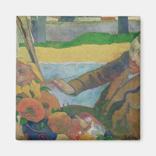 Van Gogh Gemälde-Sonnenblumen Paul Gauguin  , 188 Magnet