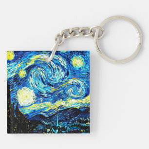 Van Gogh Gemälde, Starry Night  Schlüsselanhänger