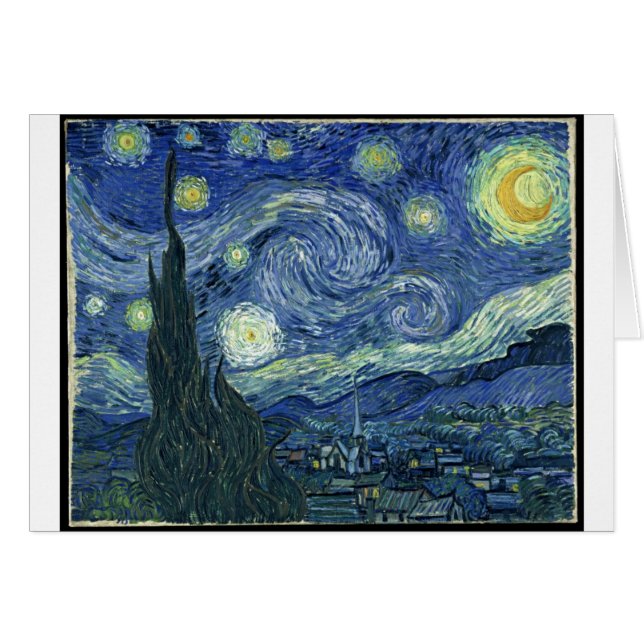 Van Gogh Gemälde:Starry Night Van Gogh (Vorderseite (Horizontal))