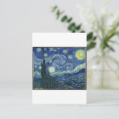 van Gogh Gemälde: Starry Night Van Gogh Postkarte (Stehend Vorderseite)