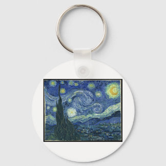 Van Gogh Gemälde: Starry Night Van Gogh Schlüsselanhänger