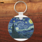 Van Gogh Gemälde: Starry Night Van Gogh Schlüsselanhänger (Vorderseite)