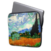 Van Gogh Gemälde, Wheatfield mit Cypress Tree Laptopschutzhülle (Vorderseite Links)