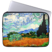 Van Gogh Gemälde, Wheatfield mit Cypress Tree Laptopschutzhülle (Vorderseite)