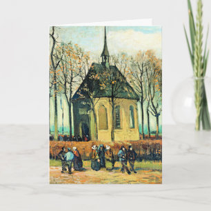 Van Gogh - Gemeinde verlässt reformierte Kirche Karte
