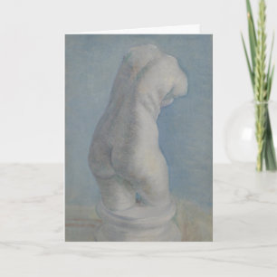 Van Gogh Gips-Torso - Blaue Klassische Kunst Karte