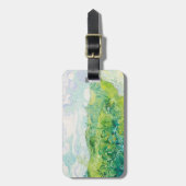 Van Gogh Green Wheat Fields Auvers. Impressionismu Gepäckanhänger (Vorderseite vertikal)