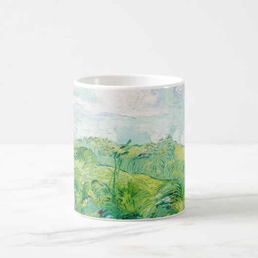 Van Gogh Green Wheat Fields Auvers. Impressionismu Kaffeetasse (Mittel)
