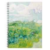 Van Gogh Green Wheat Fields Auvers. Impressionismu Notizblock (Vorderseite)