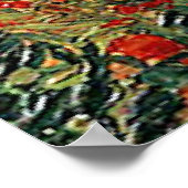 Van Gogh - Grüne Ohren des Weizen Poster (Ecke)