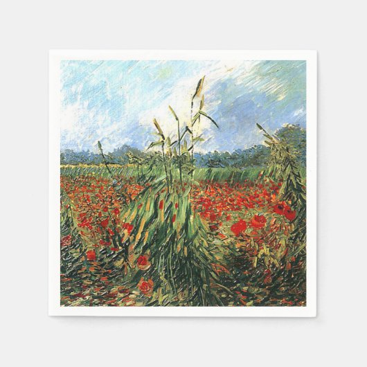 Van Gogh - Grüne Ohren des Weizen Serviette (Vorderseite)