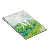 Van Gogh. Grüne Weizenfelder, Auver. Monogramm Notizblock (Rechte Seite)