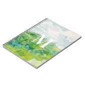 Van Gogh. Grüne Weizenfelder, Auver. Monogramm Notizblock (Linke Seite)