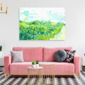 Van Gogh - Grüne Weizenfelder, Auvers Leinwanddruck (Insitu (Wohnzimmer))