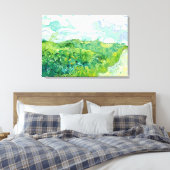 Van Gogh - Grüne Weizenfelder, Auvers Leinwanddruck (Insitu (Schlafzimmer))