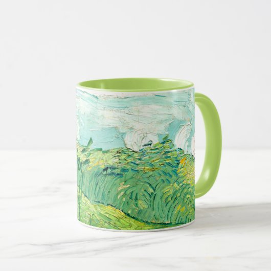 Van Gogh - Grüne Weizenfelder, Auvers Tasse (VorderseiteRechts)