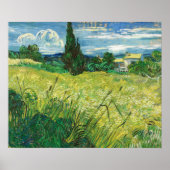 Van Gogh - Grünes Feld Poster (Vorne)