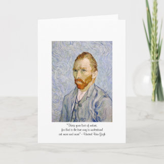 Van-Gogh-Grußkarte "Liebe der Natur" Karte