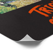 Van Gogh Halloween Trick oder Treat Poster (Ecke)