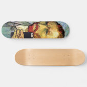 Van Gogh Handy Selfie Selbstportrait Spoof Skateboard (Horizontal)