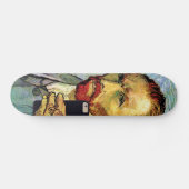Van Gogh Handy Selfie Selbstportrait Spoof Skateboard (Horizontal)