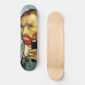 Van Gogh Handy Selfie Selbstportrait Spoof Skateboard (Vorderseite)