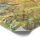 Van Gogh - Haus mit Sonnenblumen Poster (Ecke)