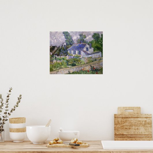 Van Gogh - Häuser bei Auvers Poster (Küche)