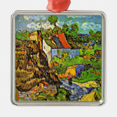 Van Gogh - Häuser in Auvers, Ornament Aus Metall (Vorne)