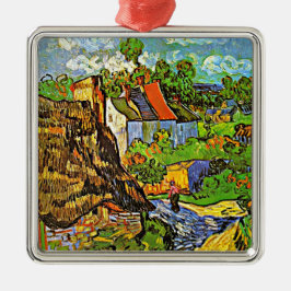Van Gogh - Häuser in Auvers, Ornament Aus Metall