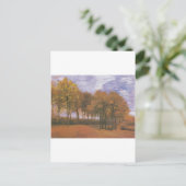 Van Gogh Herbst-Tree-Blätter Destiny Postkarte (Stehend Vorderseite)