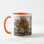 Van Gogh - Herbstlandschaft mit vier Bäumen Tasse (Links)
