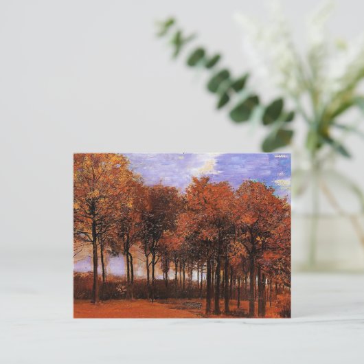 Van Gogh - Herbstlandschaft Postkarte (Stehend Vorderseite)
