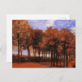 Van Gogh - Herbstlandschaft Postkarte (Vorne/Hinten)