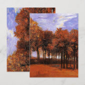 Van Gogh - Herbstlandschaft, Postkarte (Vorne/Hinten)
