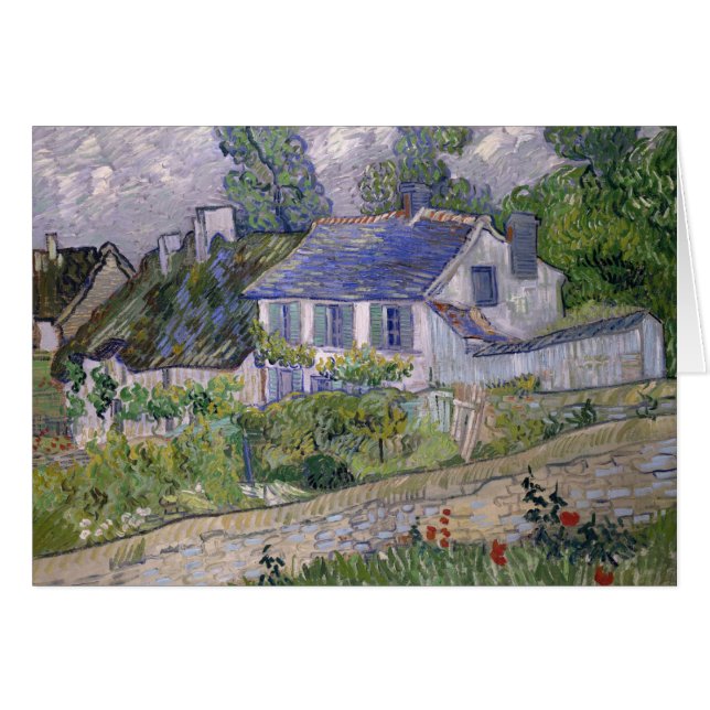 Van Gogh Houses in Auvers (F759) Fine Art (Vorderseite (Horizontal))