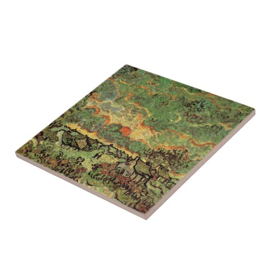 Van Gogh Hütten Cypresses Reminiszenz von Nord Fliese (Seite)