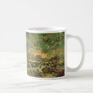 Van Gogh Hütten Cypresses Reminiszenz von Nord Kaffeetasse
