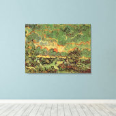 Van Gogh Hütten Cypresses Reminiszenz von Nord Leinwanddruck (Insitu (Holzboden))