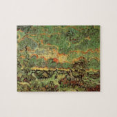 Van Gogh Hütten Cypresses Reminiszenz von Nord Puzzle (Horizontal)