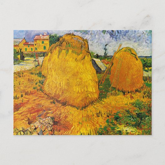 Van Gogh - Hystacks in der Provence Postkarte (Vorderseite)