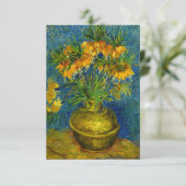 Van Gogh Imperial Fritillaries Begleitkarte (Stehend Vorderseite)