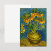 Van Gogh Imperial Fritillaries Card (Vorne/Hinten)