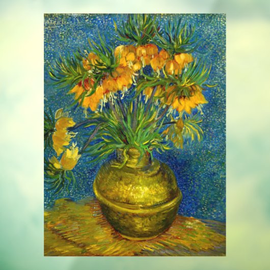 Van Gogh Imperial Fritillaries Fensteraufkleber (Blatt 3)