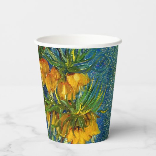 Van Gogh Imperial Fritillaries Pappbecher (Rückseite)
