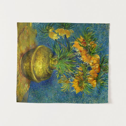 Van Gogh Imperial Fritillaries Wandteppich (Vorderseite (Horizontal))